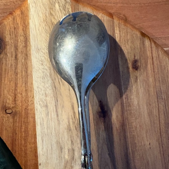 Antique silverware salad serving - Picture 5 of 6